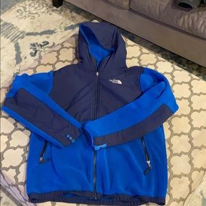 Boys North Face Fleece Hooded Jacket